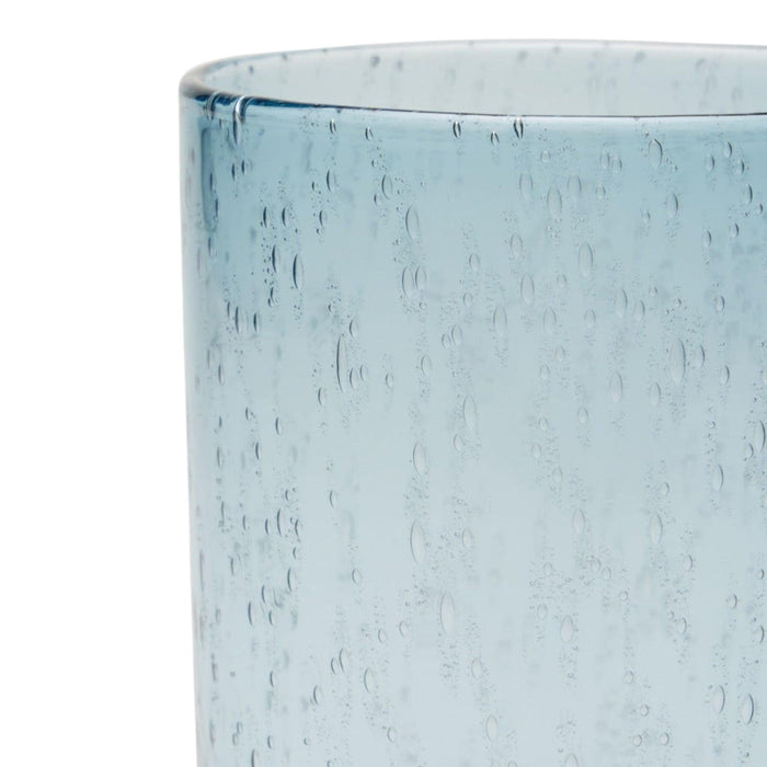 Charcoal Blue Hand Blown Glasses - Drinkware - The Well Appointed House