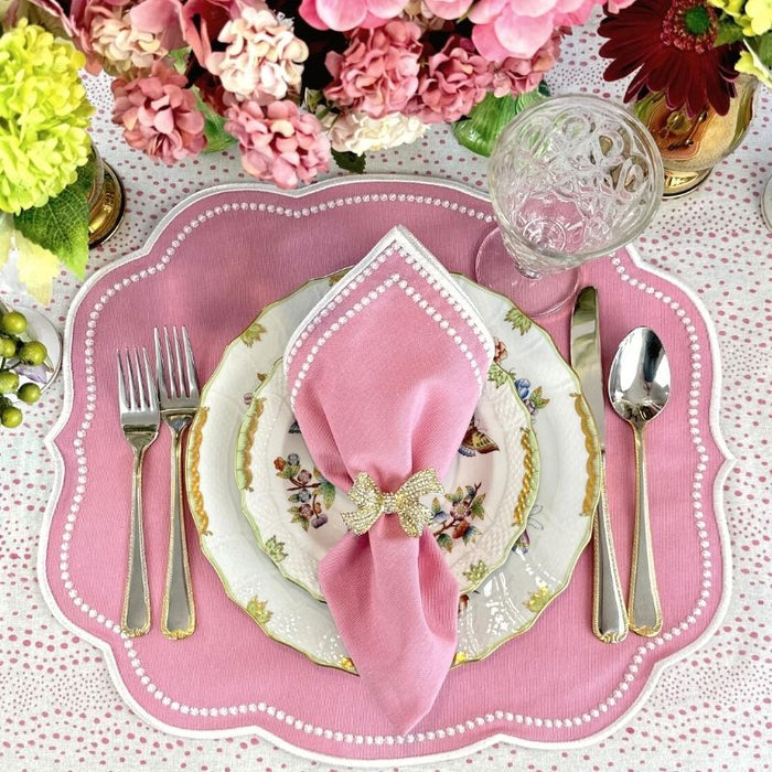 Charlotte Placemat in Pink - Well Appointed House