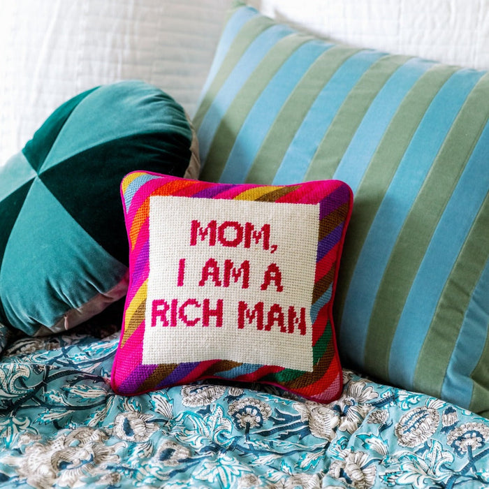 Cher Knows Best Needlepoint Pillow - The Well Appointed House