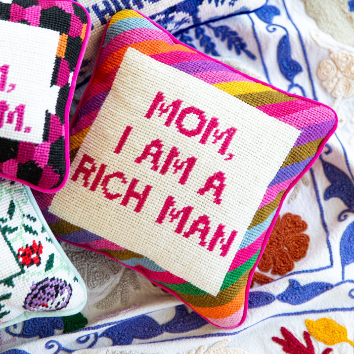 Cher Knows Best Needlepoint Pillow - The Well Appointed House