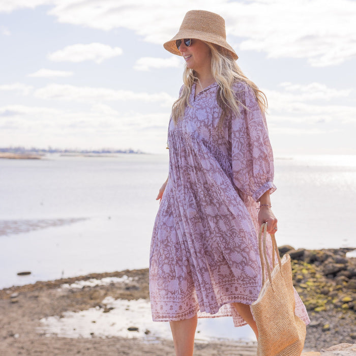 Chic Crochet Bucket Hat- Natural - The Well Appointed House