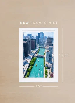 Chicago River Mini Framed Print by Gray Malin - Photography - The Well Appointed House