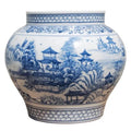 Chinoiserie Porcelain Flower Vase - Vases & Jars - The Well Appointed House