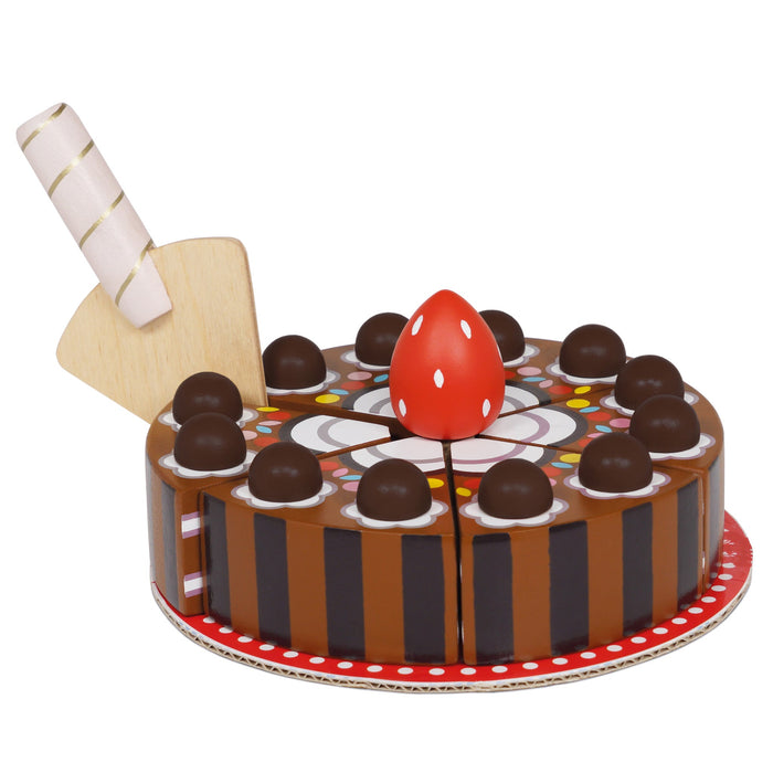 Chocolate Gateau Sliceable Cake - The Well Appointed House