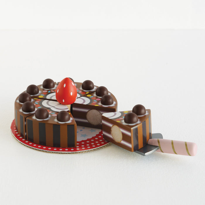 Chocolate Gateau Sliceable Cake - The Well Appointed House