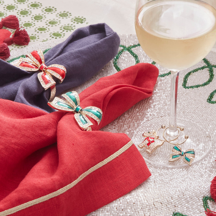 Christmas Wine Charms - The Well Appointed House