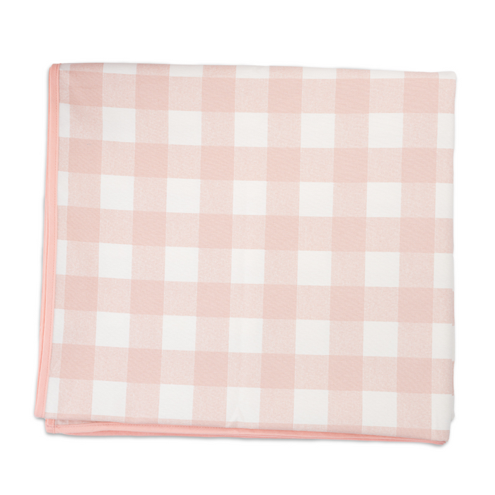 Classic Pink Gingham Tablecloth - The Well Appointed House