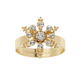Crystal Classic Snowflake Skinny Napkin Rings - The Well Appointed House