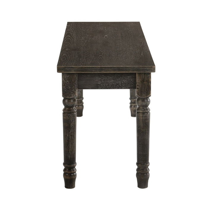 Claudia II - Bench - Weathered Gray
