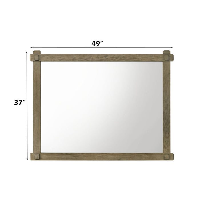 Colton - Mirror - Antique White Oak
