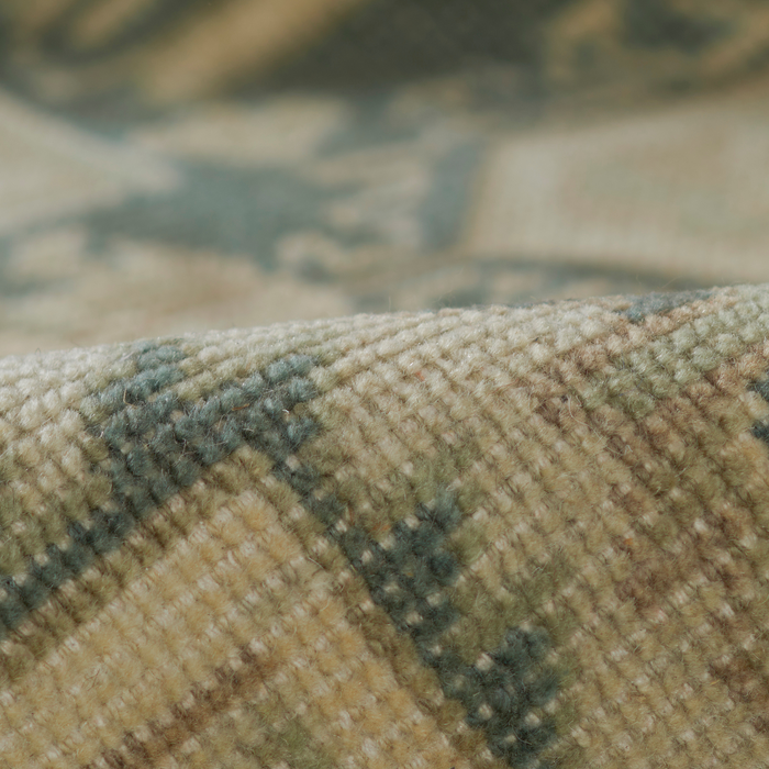 Concord Green Hand Knotted Wool Area Rug - The Well Appointed House