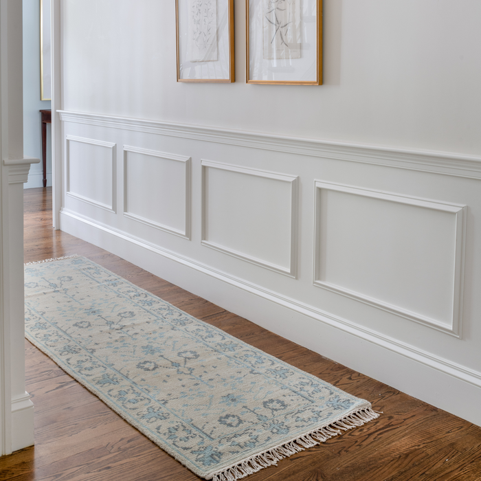 Concord Lowell Ivory Hand Knotted Wool Area Rug - The Well Appointed House
