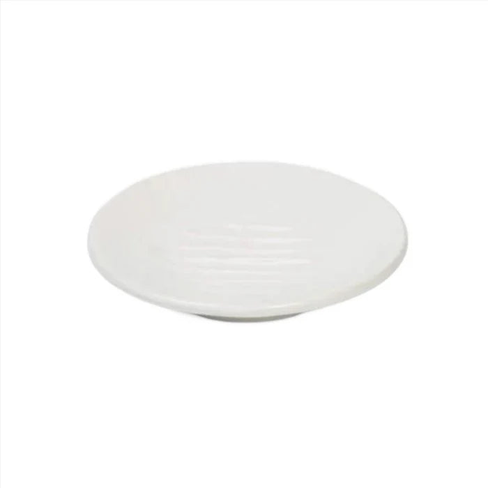 Pigeon & Poodle Cordoba White Ceramic Soap Dish - Bath Accessories - The Well Appointed House