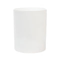 Pigeon & Poodle Cordoba White Round Ceramic Wastebasket - Wastebasket Sets - The Well Appointed House
