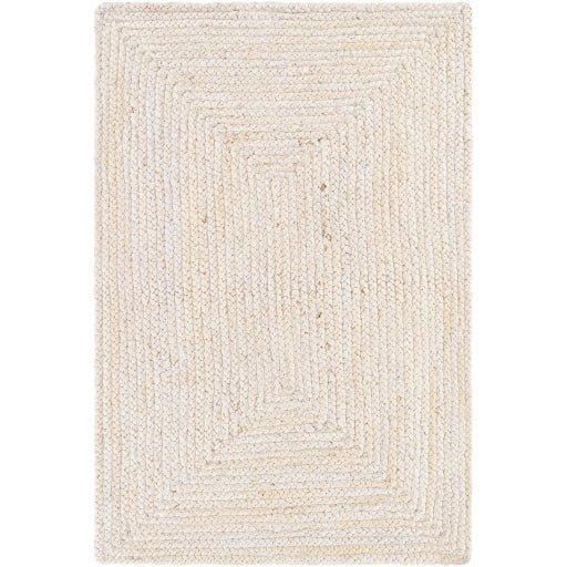 Cream Braided Jute Rug, Available in a Variety of Sizes - Rugs - The Well Appointed House