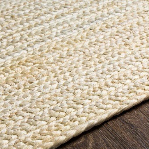 Cream Braided Jute Rug, Available in a Variety of Sizes - Rugs - The Well Appointed House