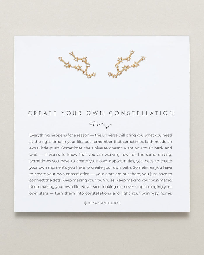 Create Your Own Constellation Earring Climbers on card