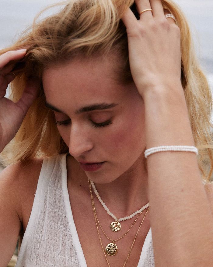Bryan Anthonys Depth Beaded Necklace On Model
