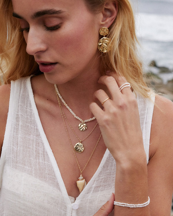 Bryan Anthonys Depth Beaded Necklace On Model
