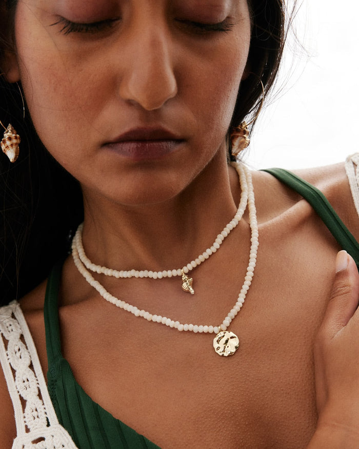 Bryan Anthonys Depth Beaded Necklace On Model