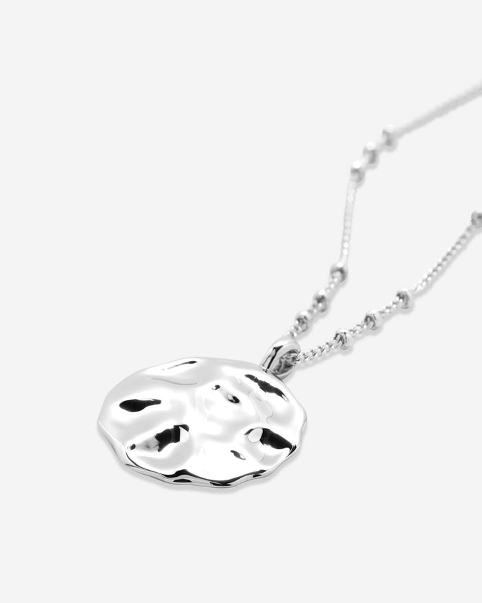 Bryan Anthonys Silver Depth Pendant Necklace Macro