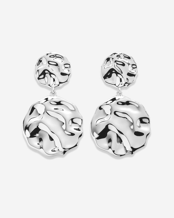 Bryan Anthonys Silver Depth Statement Earrings