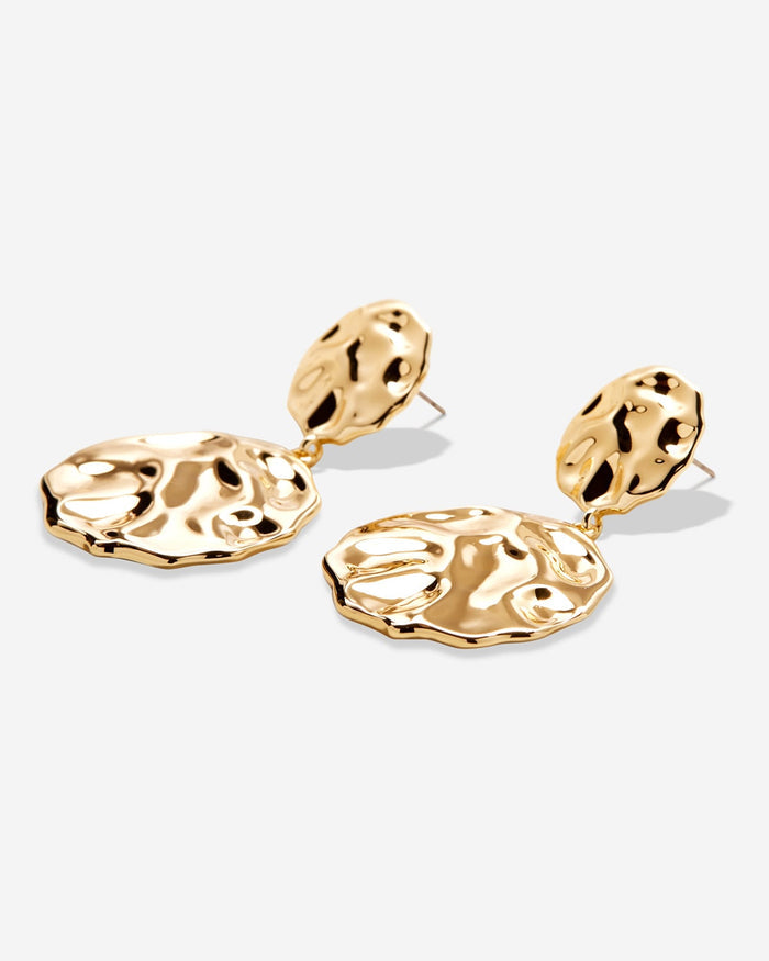 Bryan Anthonys Gold Depth Statement Earrings Macro