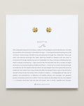 Bryan Anthonys Gold Depth Stud Earrings On Card