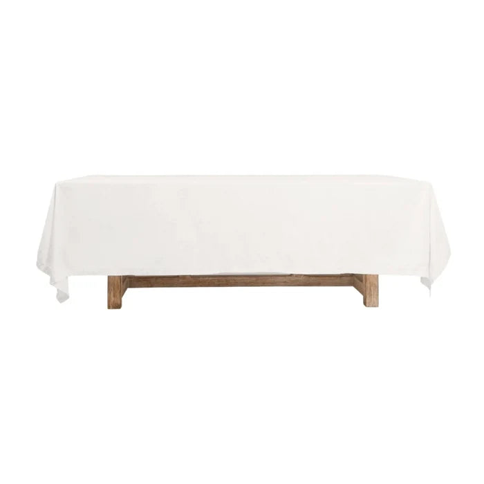 Double Eyelet Border Tablecloth in Ivory - Tablecloths - The Well Appointed House