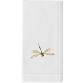 Set of 2 Dragonfly Design Embroidered Hand Towels - Hand Towels - The Well Appointed House