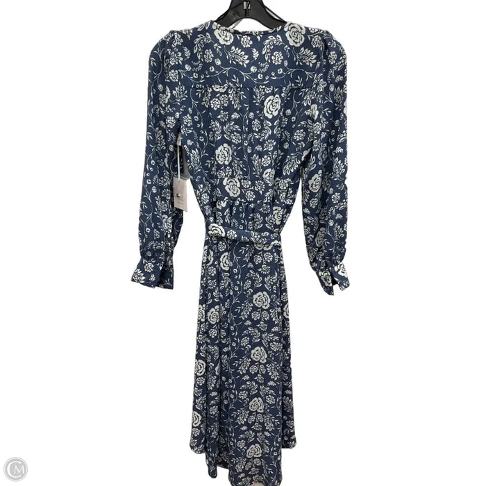 Dress Casual Maxi By Lc Lauren Conrad In Blue, Size: Xs