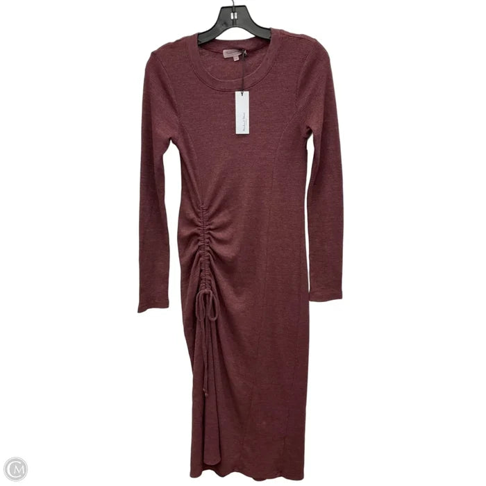 Dress Casual Maxi By Michael Stars In Maroon, Size: S