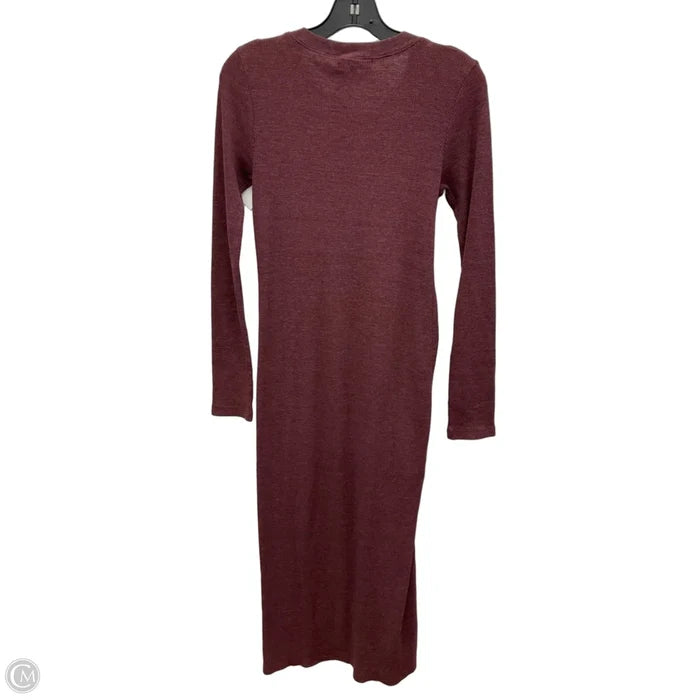 Dress Casual Maxi By Michael Stars In Maroon, Size: S