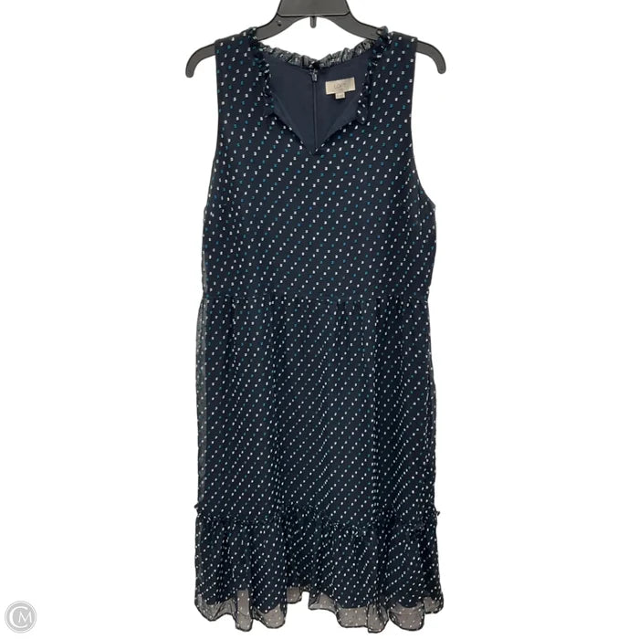 Dress Casual Midi By Loft In Blue, Size: Xl