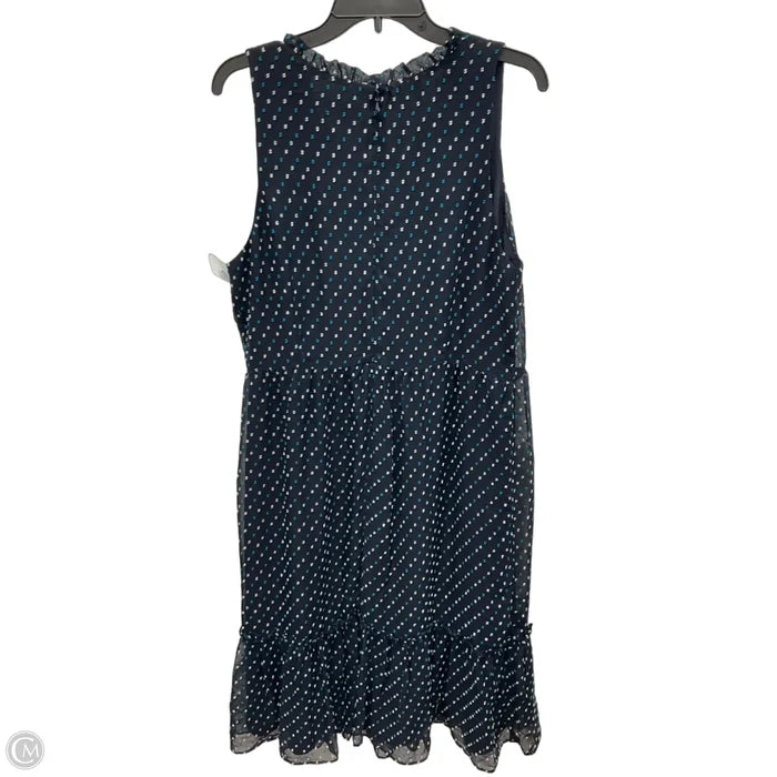 Dress Casual Midi By Loft In Blue, Size: Xl