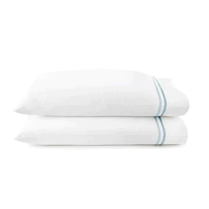 Duo Striped Sateen Pillowcases - Pillowcases - The Well Appointed House