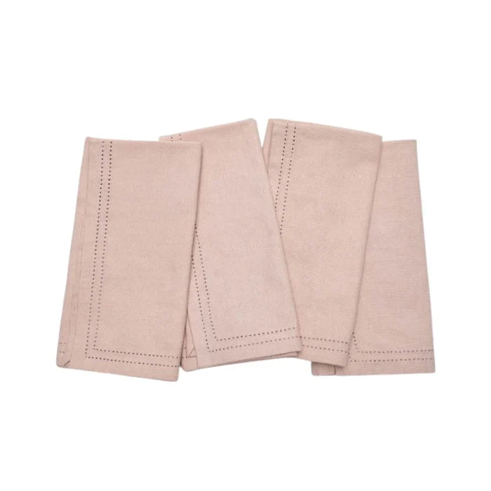 Dusty Rose Cocktail Napkins - Dinner & Cocktail Napkins - The Well Appointed House