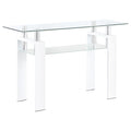 Dyer - 1-Shelf Rectangular Glass Top Table