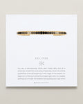 Bryan Anthonys Eclipse Pave Bangle in Gold with Meaning Card