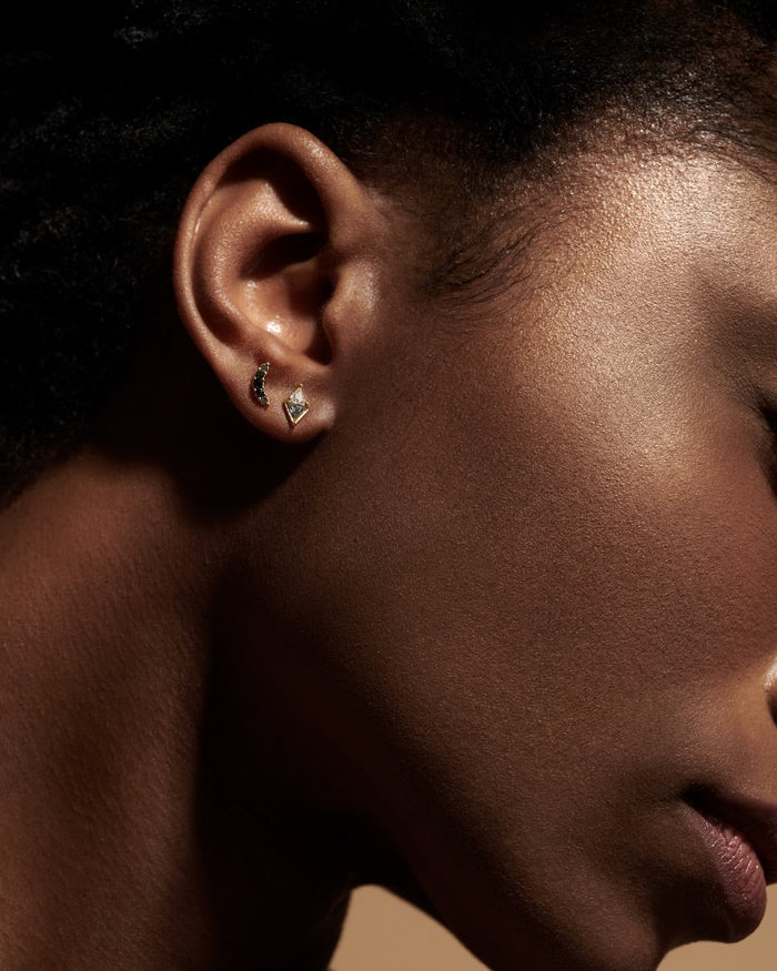 Bryan Anthonys Eclipse Pave Stud Earring on Model