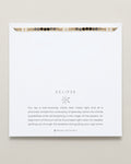 Bryan Anthonys Eclipse Collection Tennis Necklace in Gold with Meaning Card