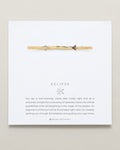 Bryan Anthonys Eclipse Collection Trillion Cuff in Gold with Meaning Card