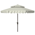 Elegant Valance 9 Foot Double Top Umbrella - Outdoor Umbrellas - The Well Appointed House