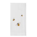 Set of 2 Embroidered Bee Design Cotton Hand Towels - Hand Towels - The Well Appointed House
