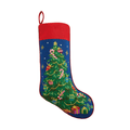 Embroidered Tree With Candy Canes Christmas Stocking - Christmas Stockings - The Well Appointed House