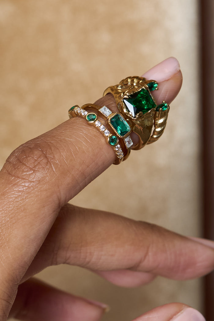 The 18k gold Empress ring, a sculptural statement fit for royalty