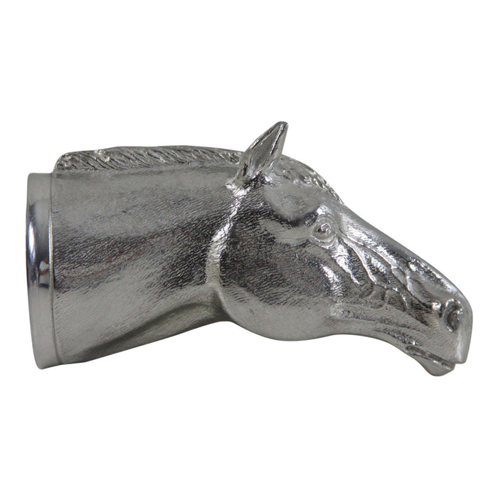 English Pewter Horse Head Jigger - Bar Tools & Accessories - The Well Appointed House