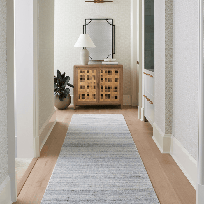Epic Shades of Blue Cotton & Wool Blend Area Rug - Available in a Variety of Sizes - Rugs - The Well Appointed House