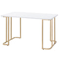 Estie - Writing Desk (Same Ac00902) - White & Gold