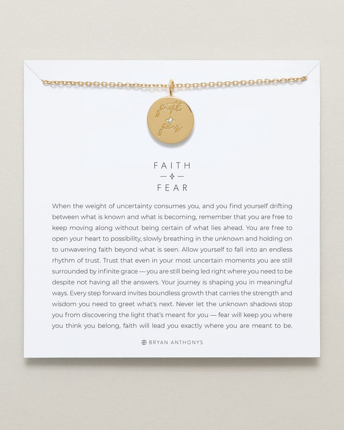 bryan anthonys faith over fear necklace mindful messages 14k gold